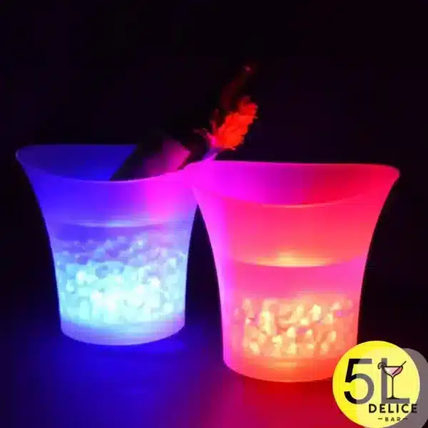Seau à champagne lumineux – Image 4