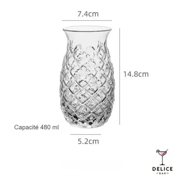 Verre tiki ananas – Image 3