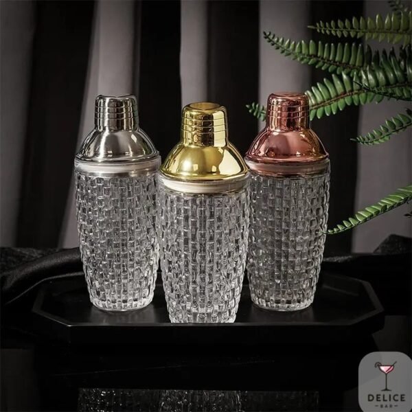 Shaker cocktail en verre – Image 8