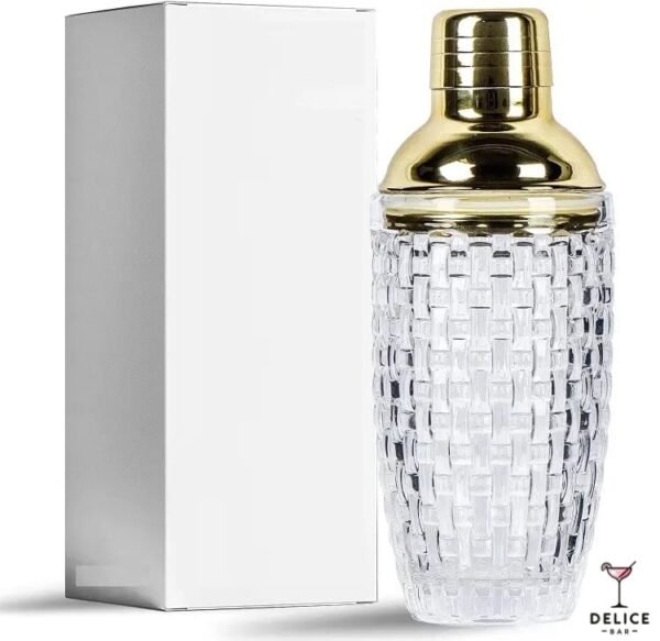 Shaker cocktail en verre