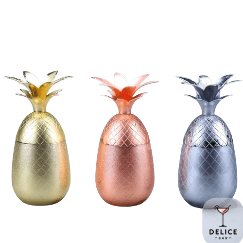 mug ananas en acier inoxydable