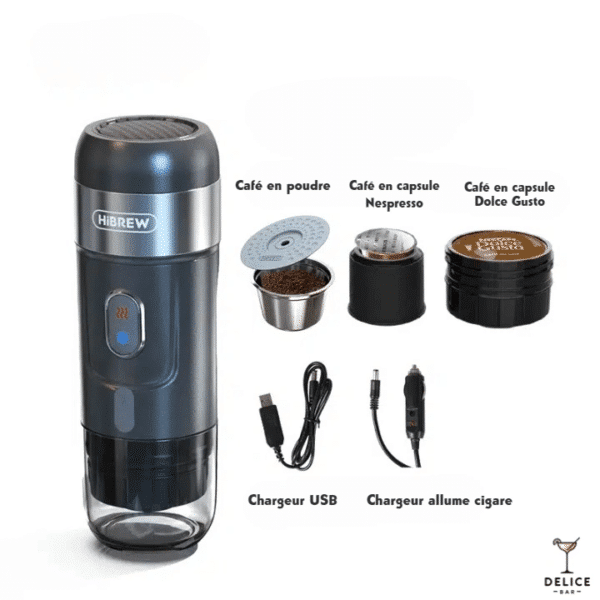 Machine à café portable 3 en 1 (capsule Nespresso, Dolce Gusto et poudre) – Image 3