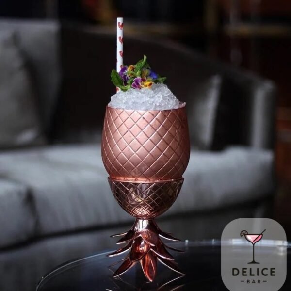 Mug ananas en acier inoxydable – Image 5