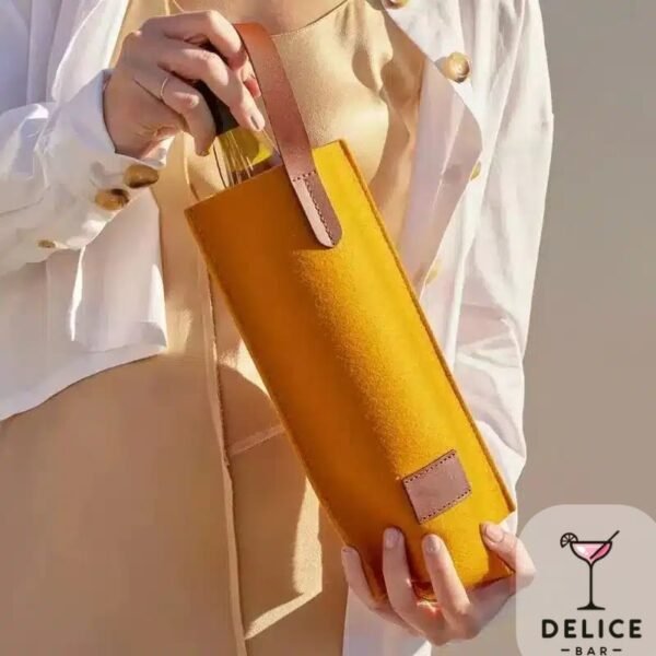 Sac à bouteille de vin en tissus – Image 4