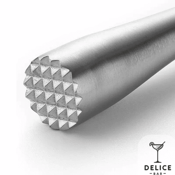 Pilon en acier inoxydable argenté pour cocktail – Image 2