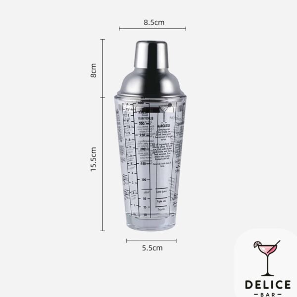 Shaker transparent millimétré – Image 7