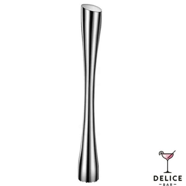 Pilon en acier inoxydable argenté pour cocktail – Image 3