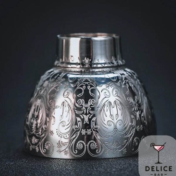 Shaker vintage à motifs argentés – Image 5
