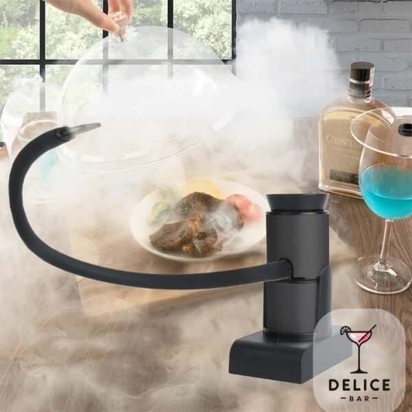 Infuseur fumée pour cocktail avec cloche – Image 4
