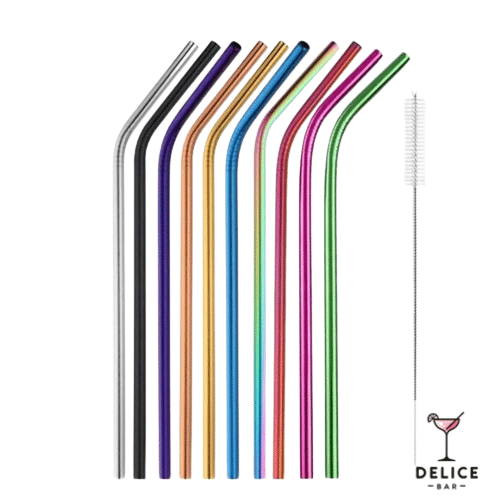 paille inox rainbow