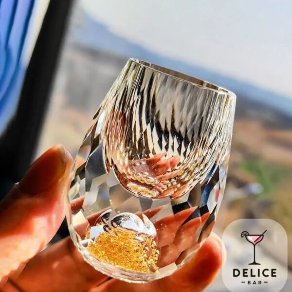 Verre à shot - feuille d'or x6 – Image 3
