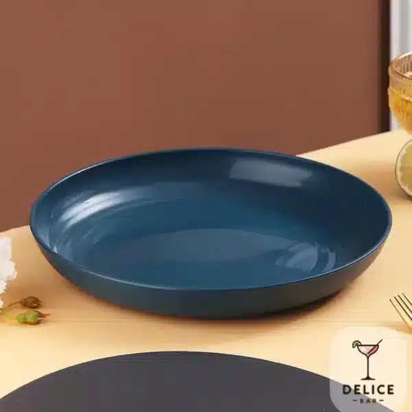 Assiette creuse bleu x4 – Image 4