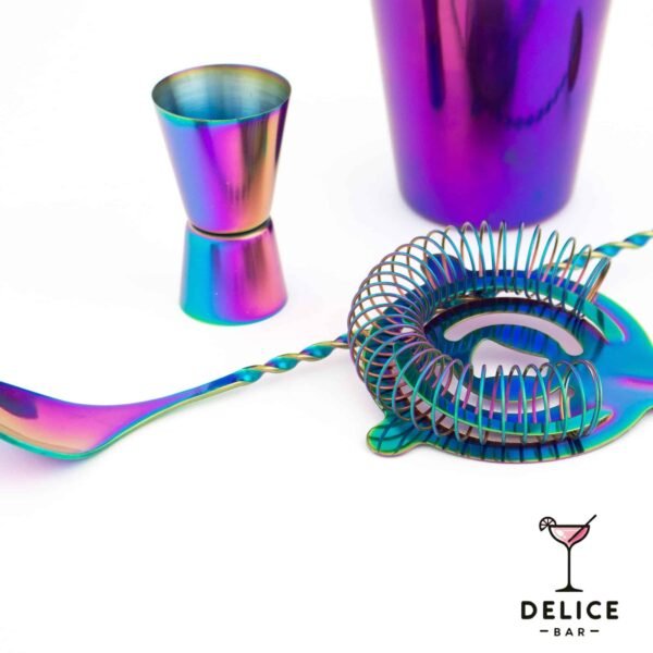 Set shaker cocktail cobbler rainbow – Image 7