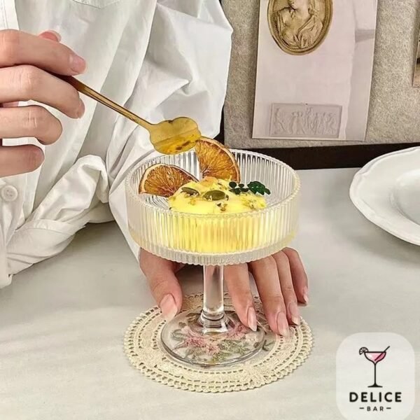 Verre à dessert vintage – Image 4