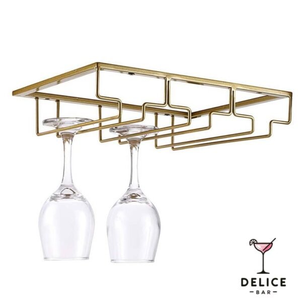 Porte verre suspendu bar