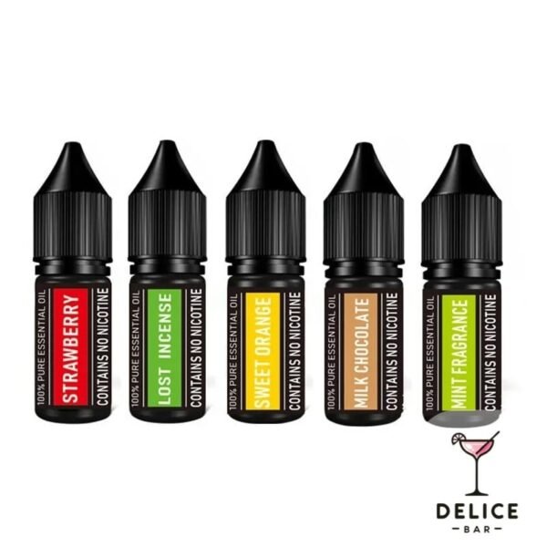 Set de 5 Arômes pour pistolet a bulle et cocktail fumée