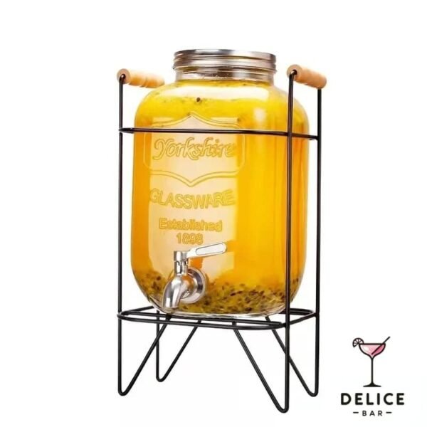 Distributeur de boisson avec robinet en verre