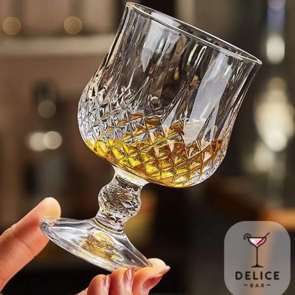Verre à liqueur motifs texturés – Image 2