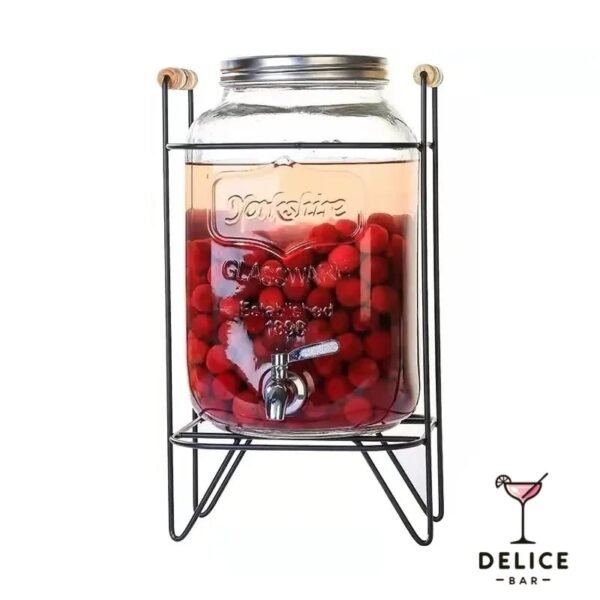 Distributeur de boisson avec robinet en verre – Image 4