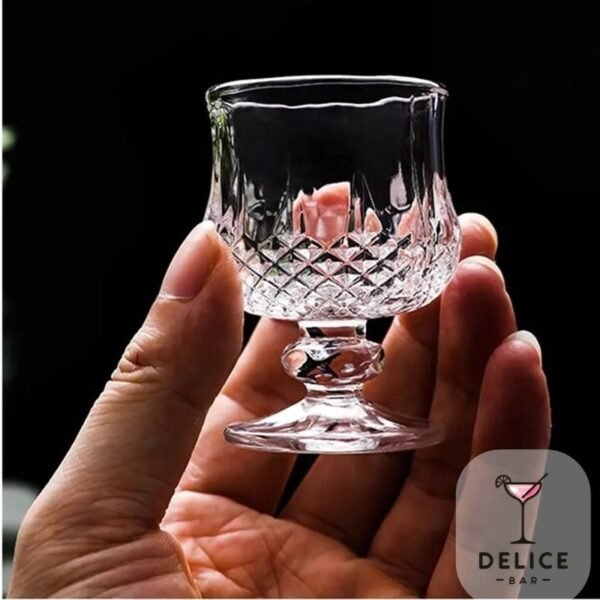 Verre à liqueur motifs texturés – Image 4