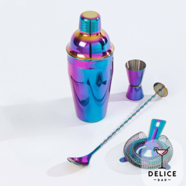Set shaker cocktail cobbler rainbow – Image 6