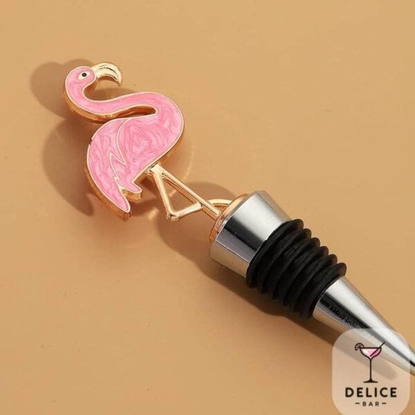 Bouchon de bouteille flamant rose – Image 2