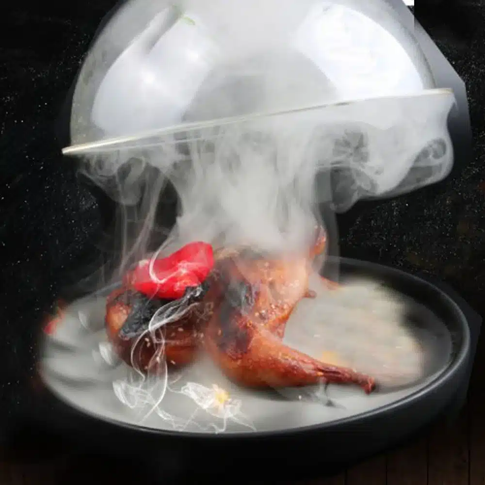 Mini cloche en verre cocktail moléculaire 5