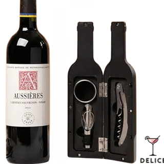 Coffret ouvre bouteille vin - 5 pièces