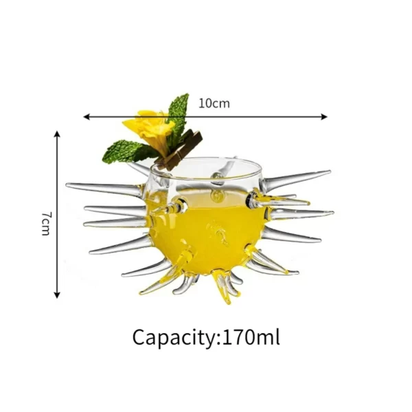 Verre créatif forme d'oursin 6