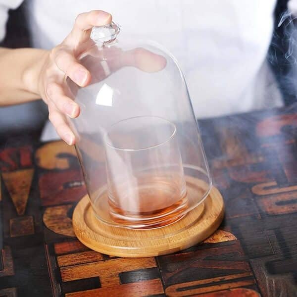 Mini cloche en verre avec socle en bois – Image 6