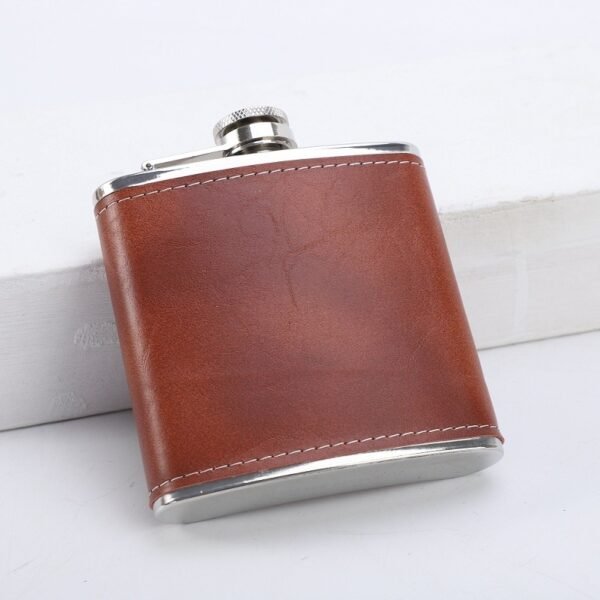 Coffret flasque en cuir synthétique – Image 4