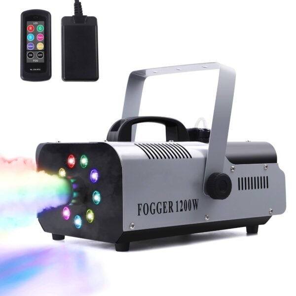 Machine à fumée led 1200 6 LEDS – Image 3