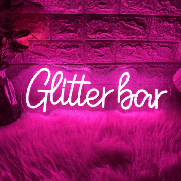 Neon Glitter Bar