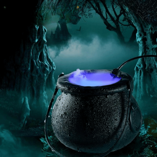 Chaudron Diffuseur de Fumée - déco Halloween – Image 5
