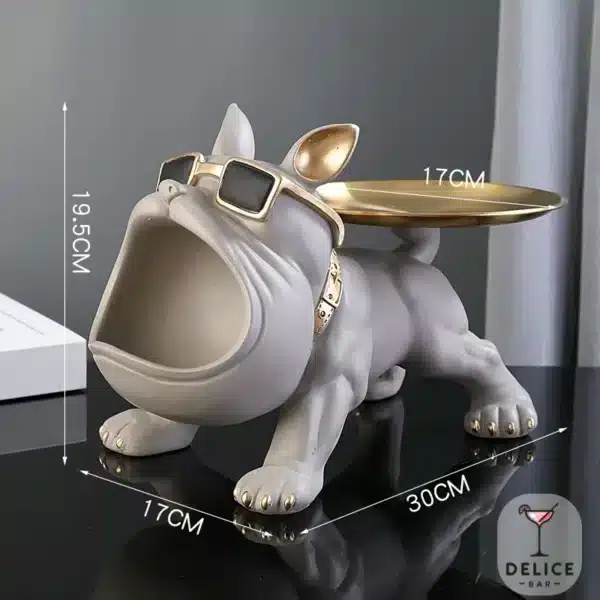 Déco bar bulldog pour tips, bonbons et petits accessoires – Image 7