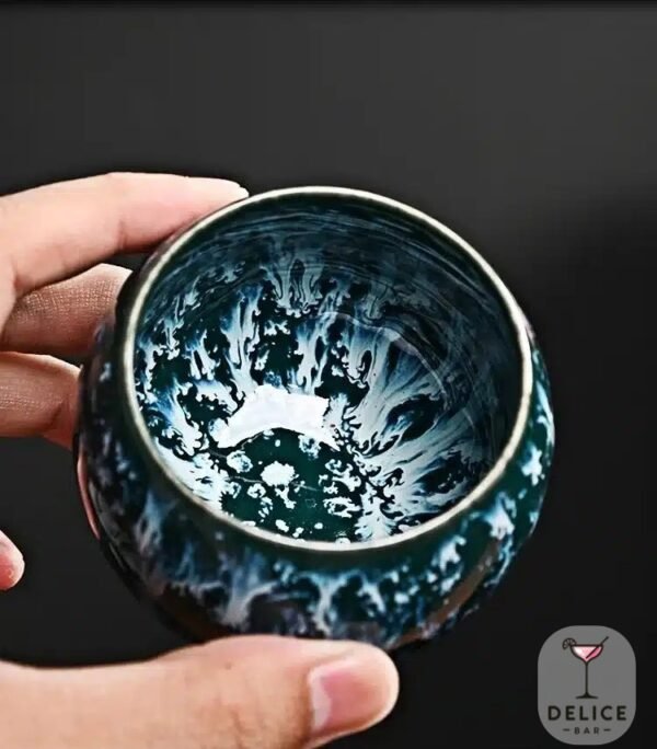 Set de tasse a thé japonaise Tenmoku – Image 5