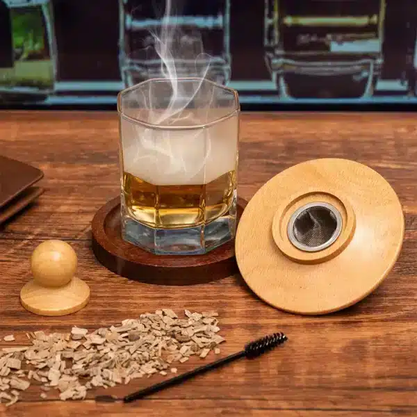 Kit fumoir pagode + 6 arômes en copeaux pour cocktails 5