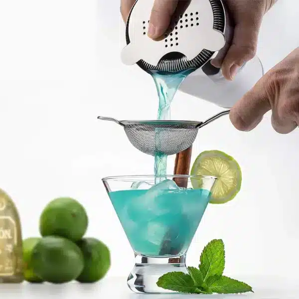 Kit barman 11 pièces avec jeu de cartes recettes cocktails en anglais 4