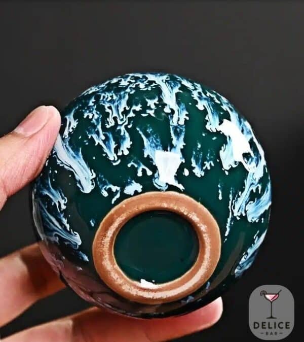 Set de tasse a thé japonaise Tenmoku – Image 6