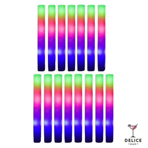 Batons lumineux mousse tap tap - 15 pièces