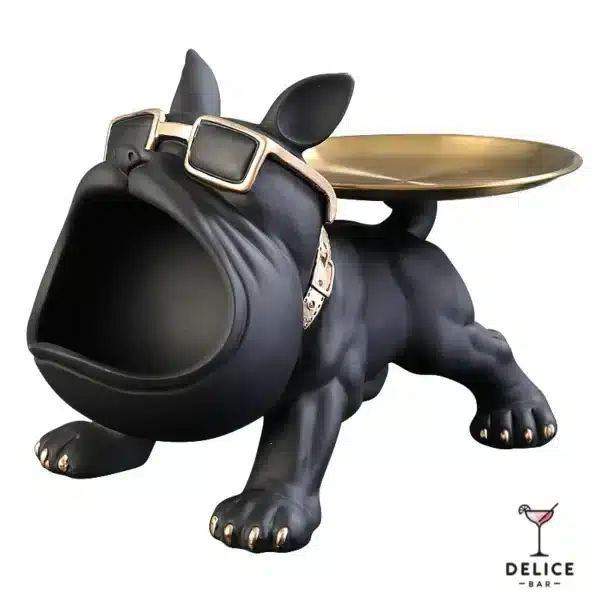 Déco bar bulldog pour tips, bonbons et petits accessoires