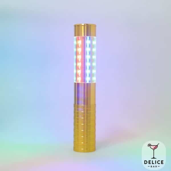 Bâton Led bouteille 23 cm or - Lumière RGB – Image 5