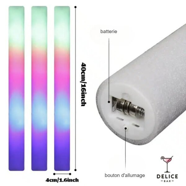 Batons lumineux mousse tap tap - 15 pièces – Image 3
