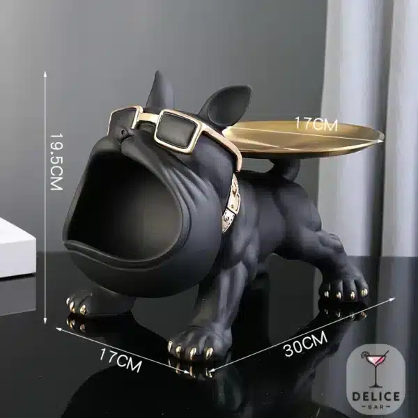 Déco bar bulldog pour tips, bonbons et petits accessoires – Image 5