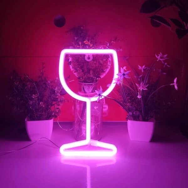 Néon verre rose – Image 2
