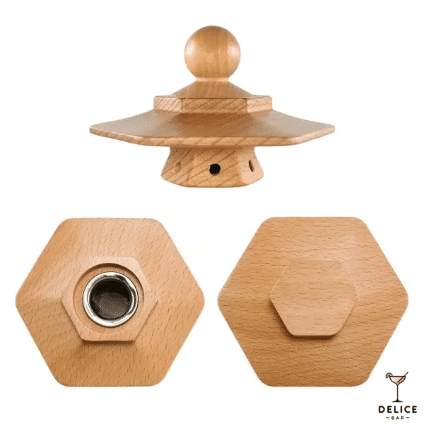 Kit fumoir pagode + 6 arômes en copeaux pour cocktails – Image 6