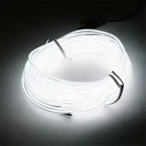 Fil LED néon 3m - pour costumes, déco et soirées – Image 4