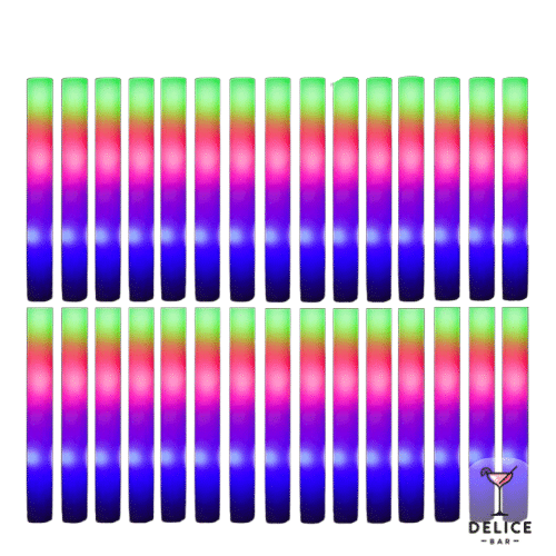Batons lumineux mousse tap tap - 30 pièces