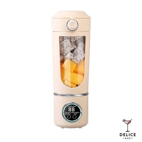Blender portable sans fil avec écran LED - beige