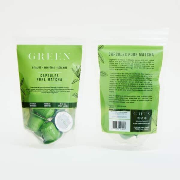 Capsules Matcha compatible Nespresso - sachet 10 unités – Image 3